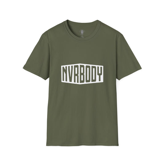 White NVRBODY Graphic T-shirt