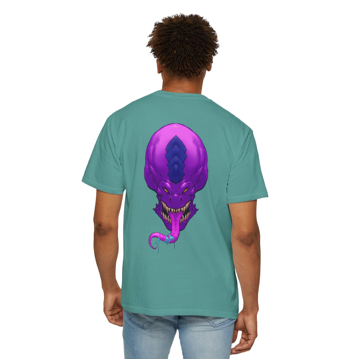Purple Licky Alien Graphic Tee