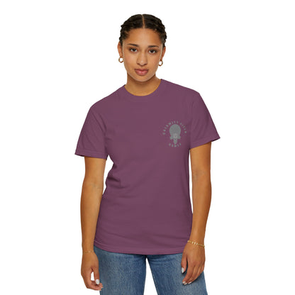 Purple Dragon Head Graphic T-Shirt