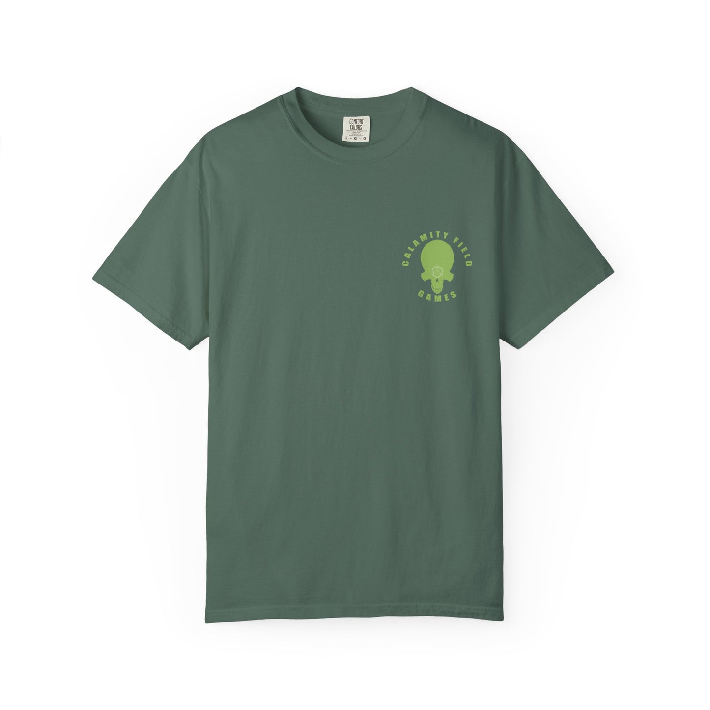 Diseased Fiend Skull T-Shirt — Green Skull Graphic Tee