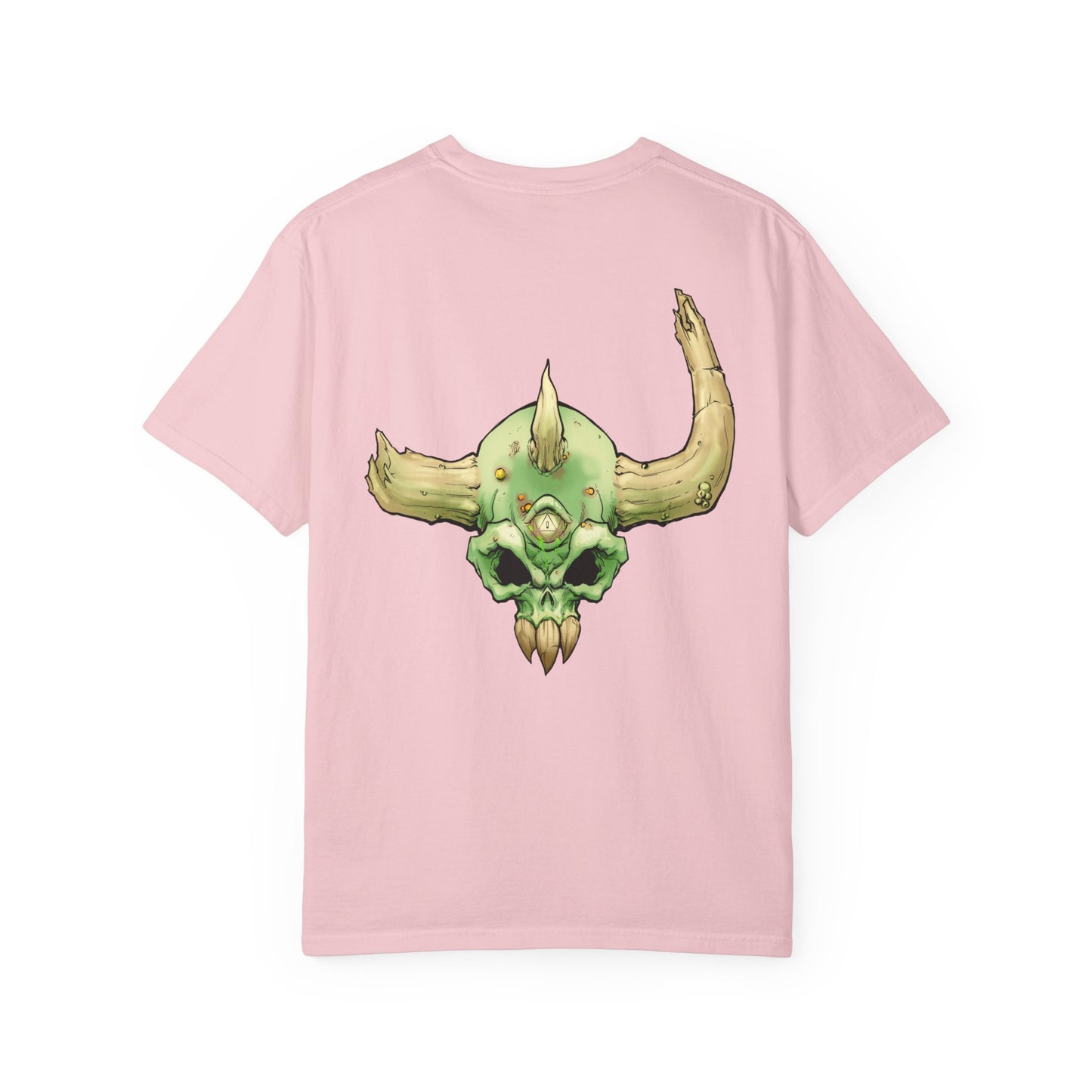Diseased Fiend Skull T-Shirt — Green Skull Graphic Tee