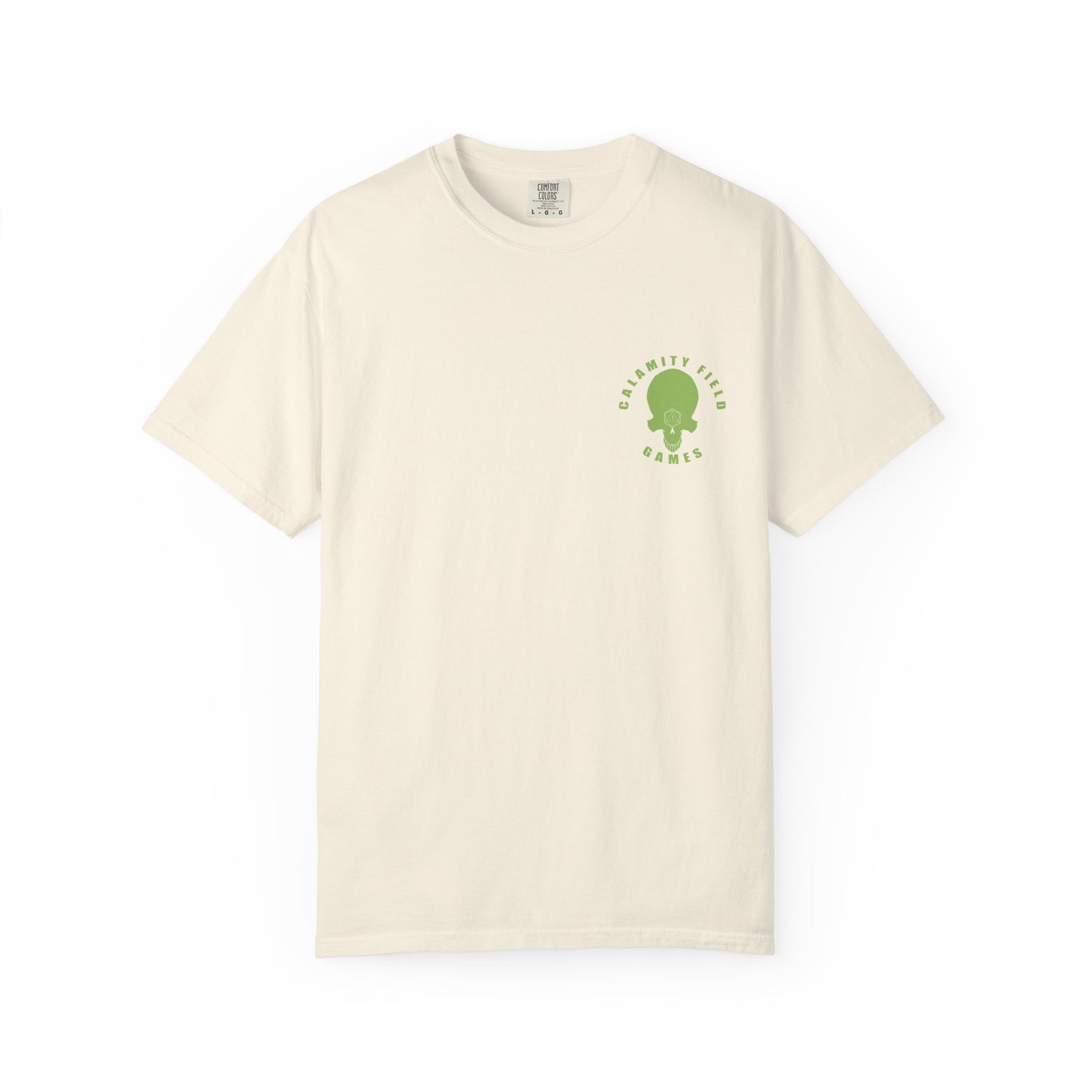 Diseased Fiend Skull T-Shirt — Green Skull Graphic Tee