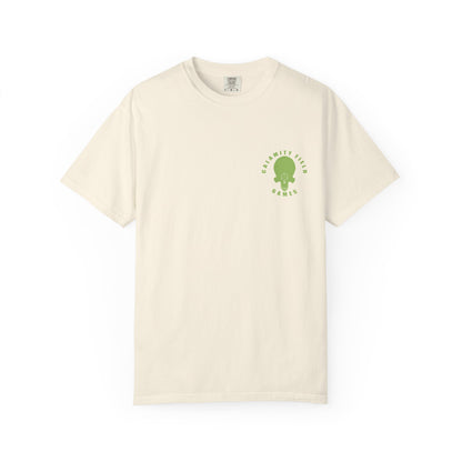 Diseased Fiend Skull T-Shirt — Green Skull Graphic Tee