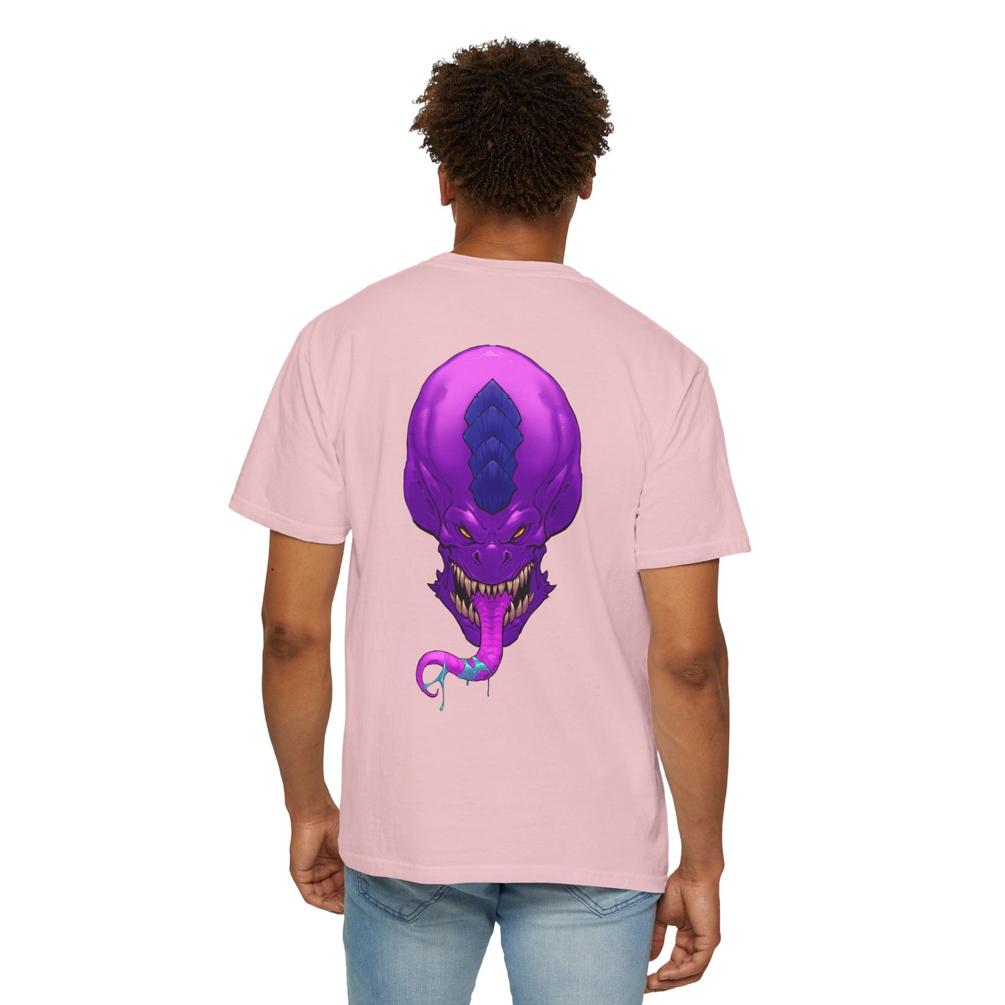 Purple Licky Alien Graphic Tee