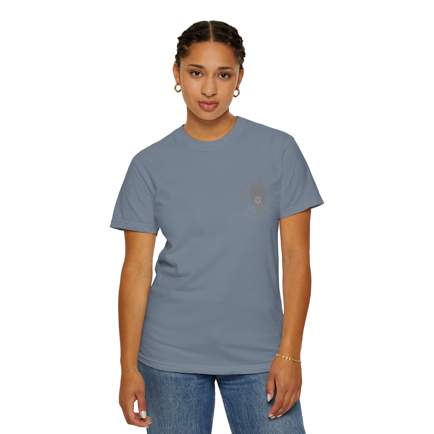 Purple Dragon Head Graphic T-Shirt