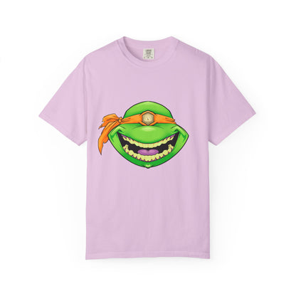Karate Terrapin Smile T-Shirt — Orange Bandana Karate Terrapin Tee