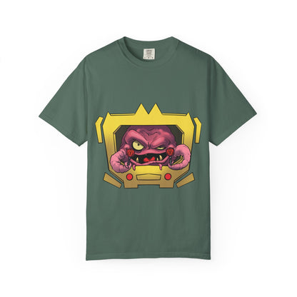 Retro Alien Brain Tee — Neon Sci‑Fi Monster Graphic T-Shirt