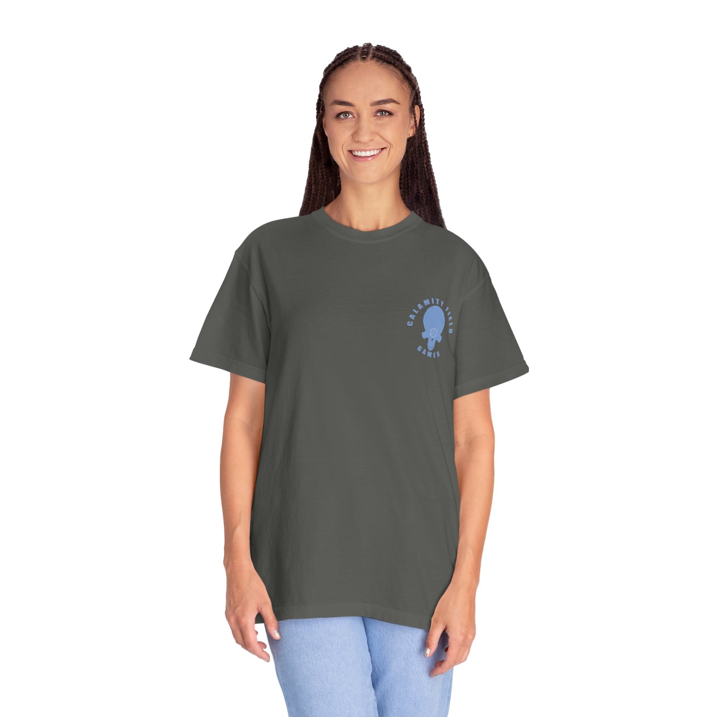 Frost Dragon Skull Graphic T-Shirt