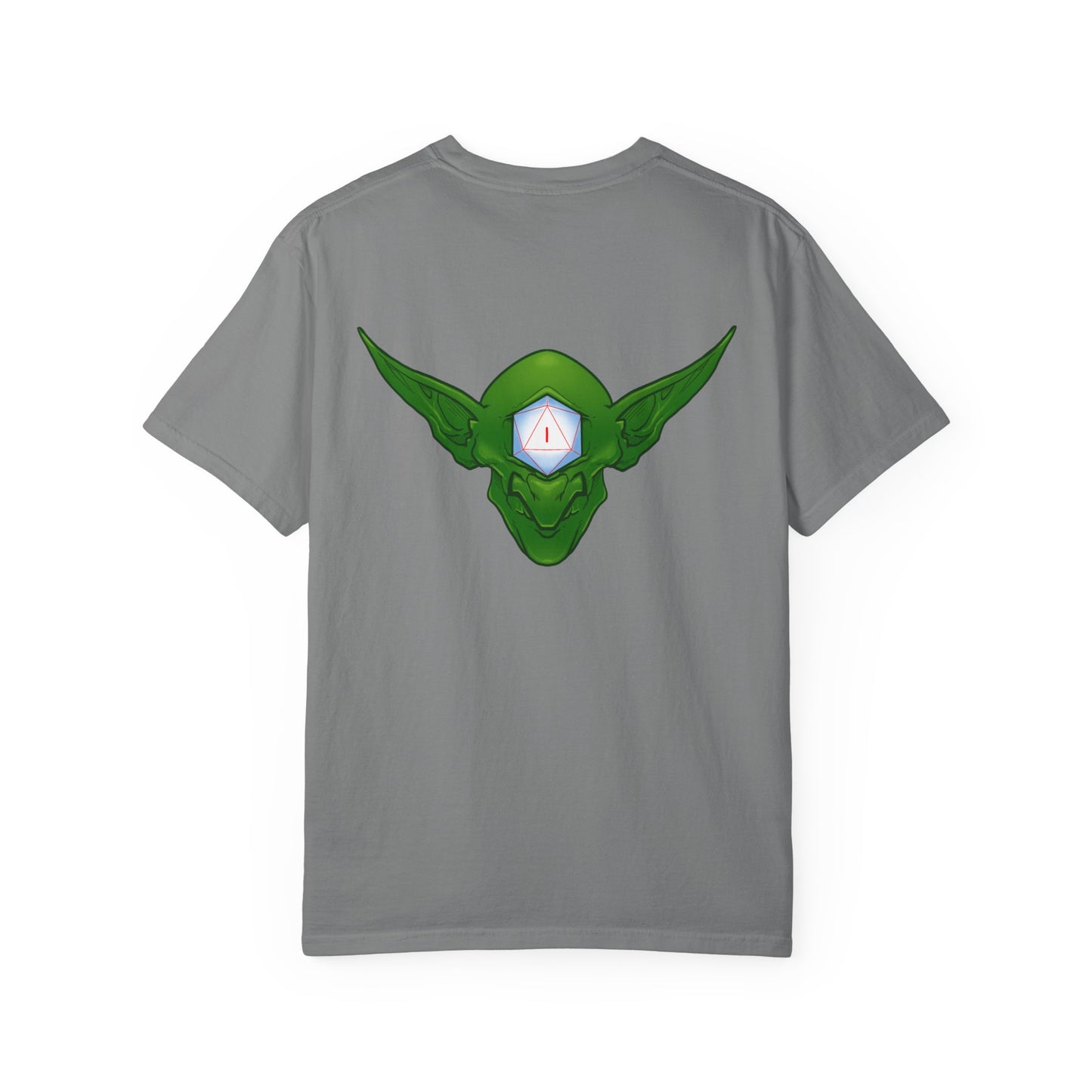 T-Shirt — Green Goblin Eyeball Graphic Tee (Back Print)