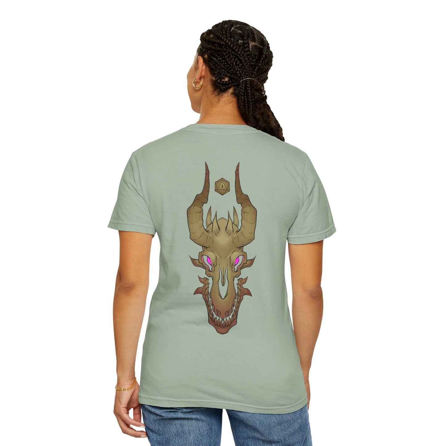 Bone Dragon Skull Graphic Tee