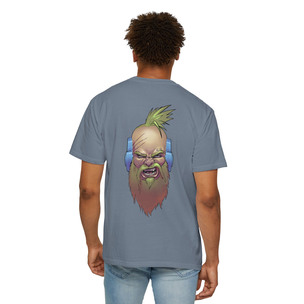 Sci-fi Viking Graphic T-shirt