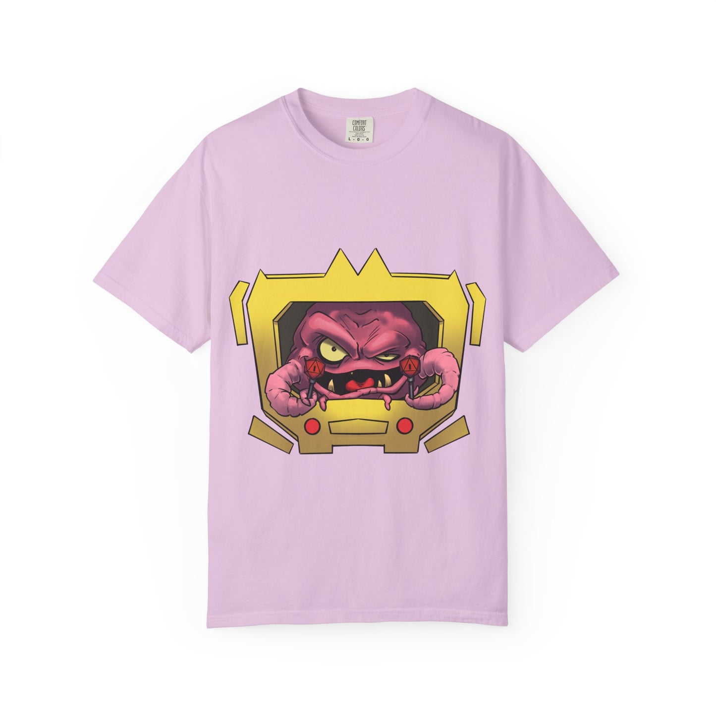 Retro Alien Brain Tee — Neon Sci‑Fi Monster Graphic T-Shirt