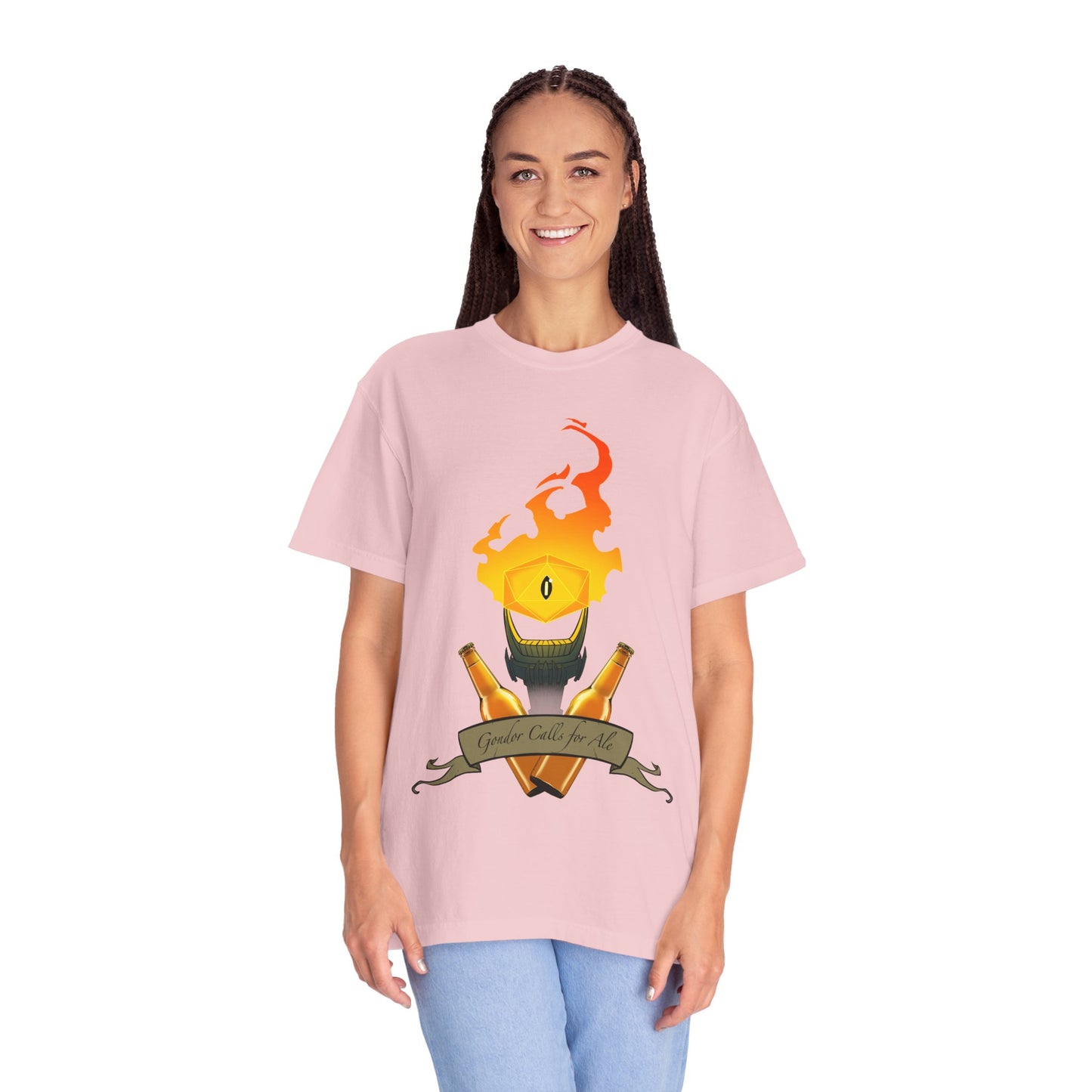 Gondor Calls for Ale Burning Eye Tee