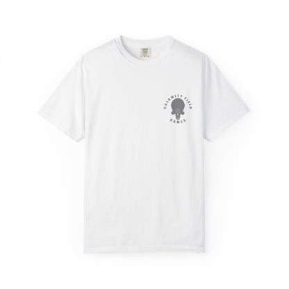 White Tree Solider Helmet T-shirt- Graphic Tee