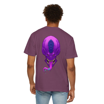 Purple Licky Alien Graphic Tee