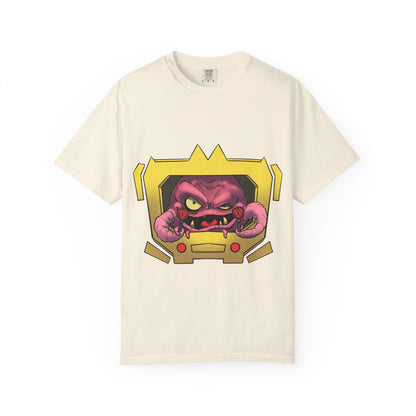 Retro Alien Brain Tee — Neon Sci‑Fi Monster Graphic T-Shirt