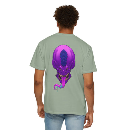 Purple Licky Alien Graphic Tee