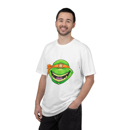Karate Terrapin Smile T-Shirt — Orange Bandana Karate Terrapin Tee