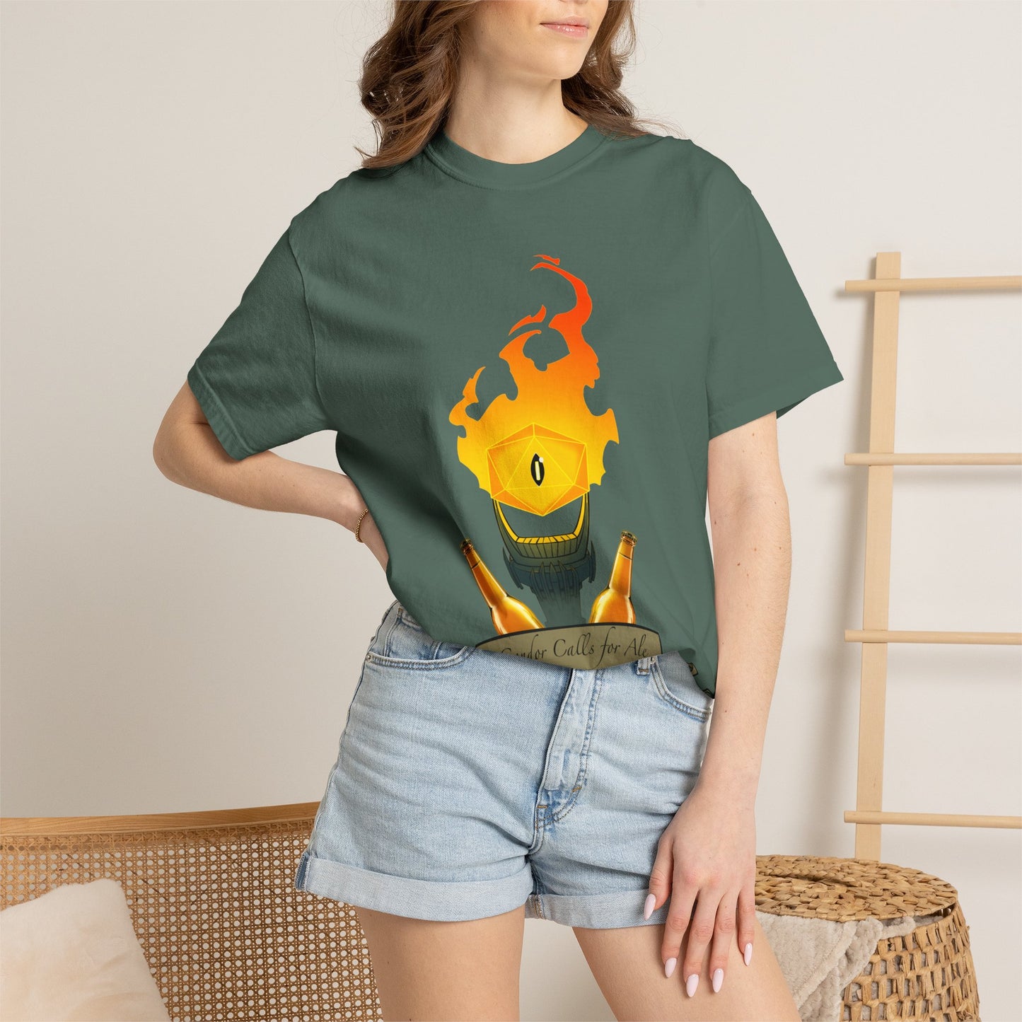 Gondor Calls for Ale Burning Eye Tee