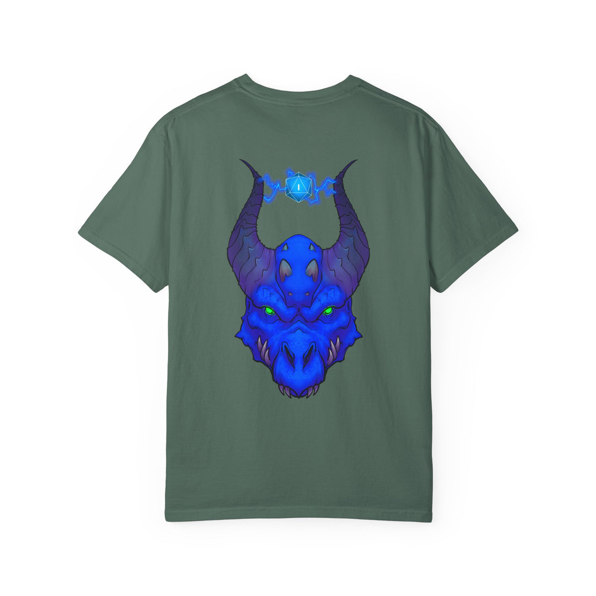 Blue Lightning Dragon T-shirt