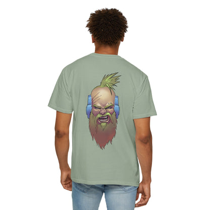 Wolf Space Man Head Graphic T-shirt