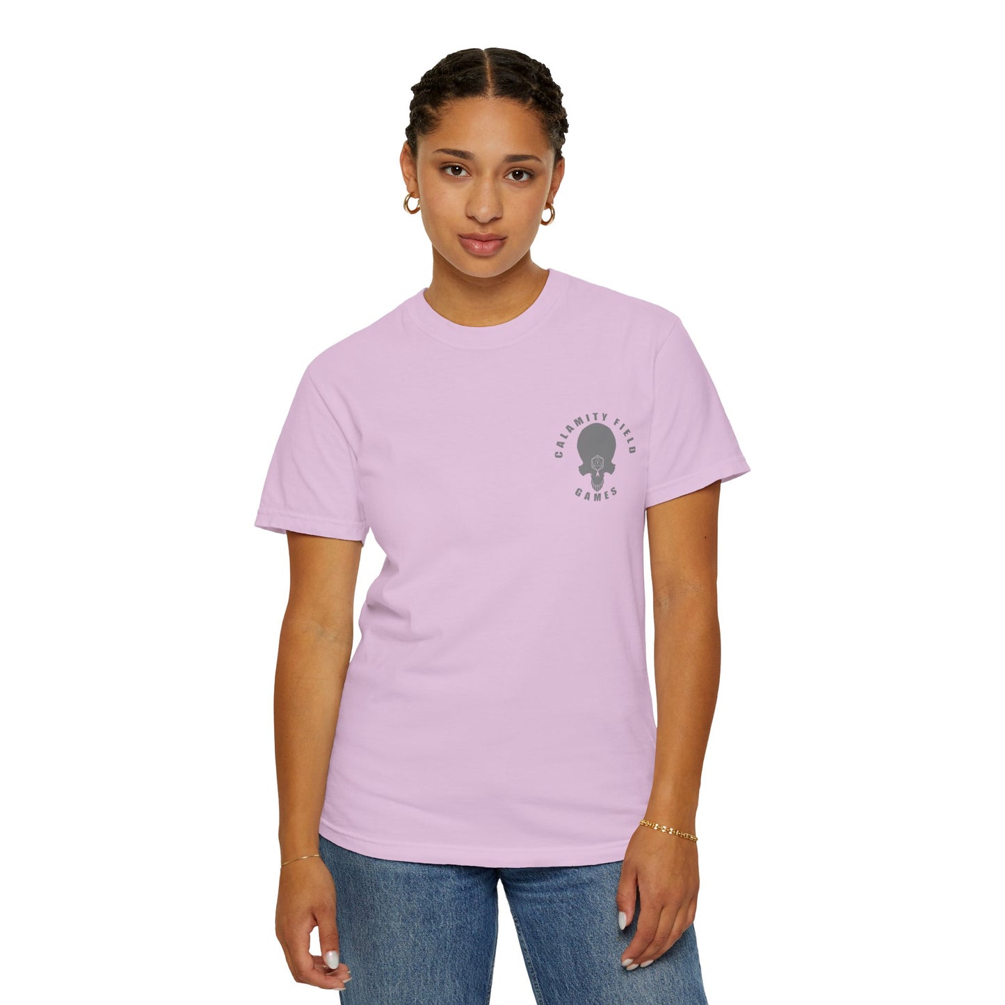 Purple Dragon Head Graphic T-Shirt