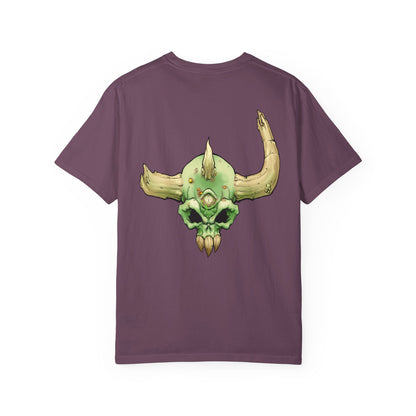 Diseased Fiend Skull T-Shirt — Green Skull Graphic Tee
