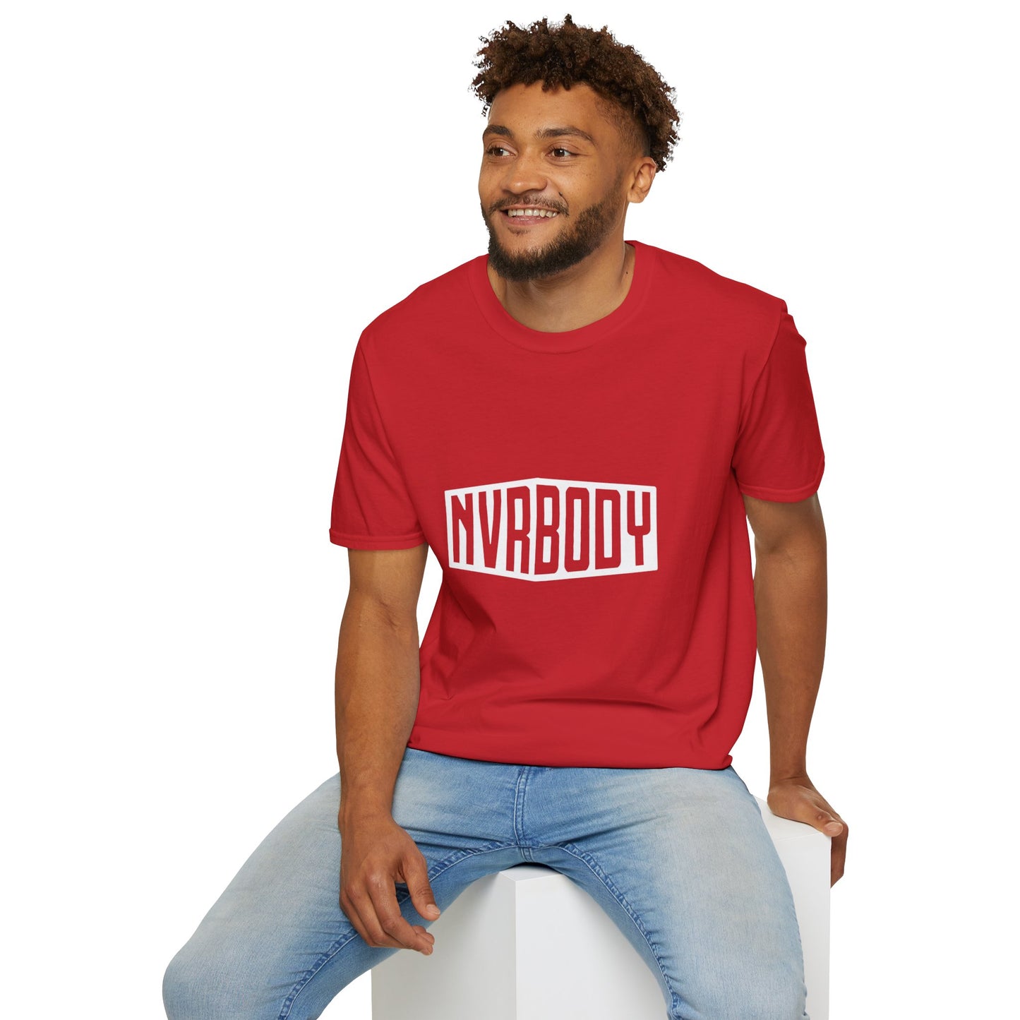 White NVRBODY Graphic T-shirt