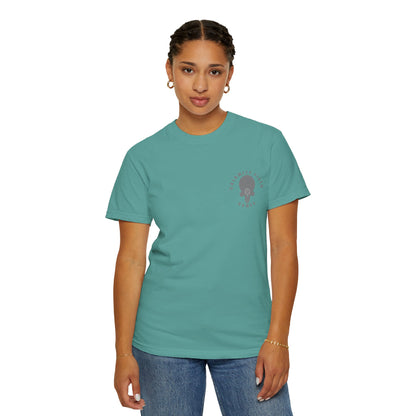Purple Dragon Head Graphic T-Shirt