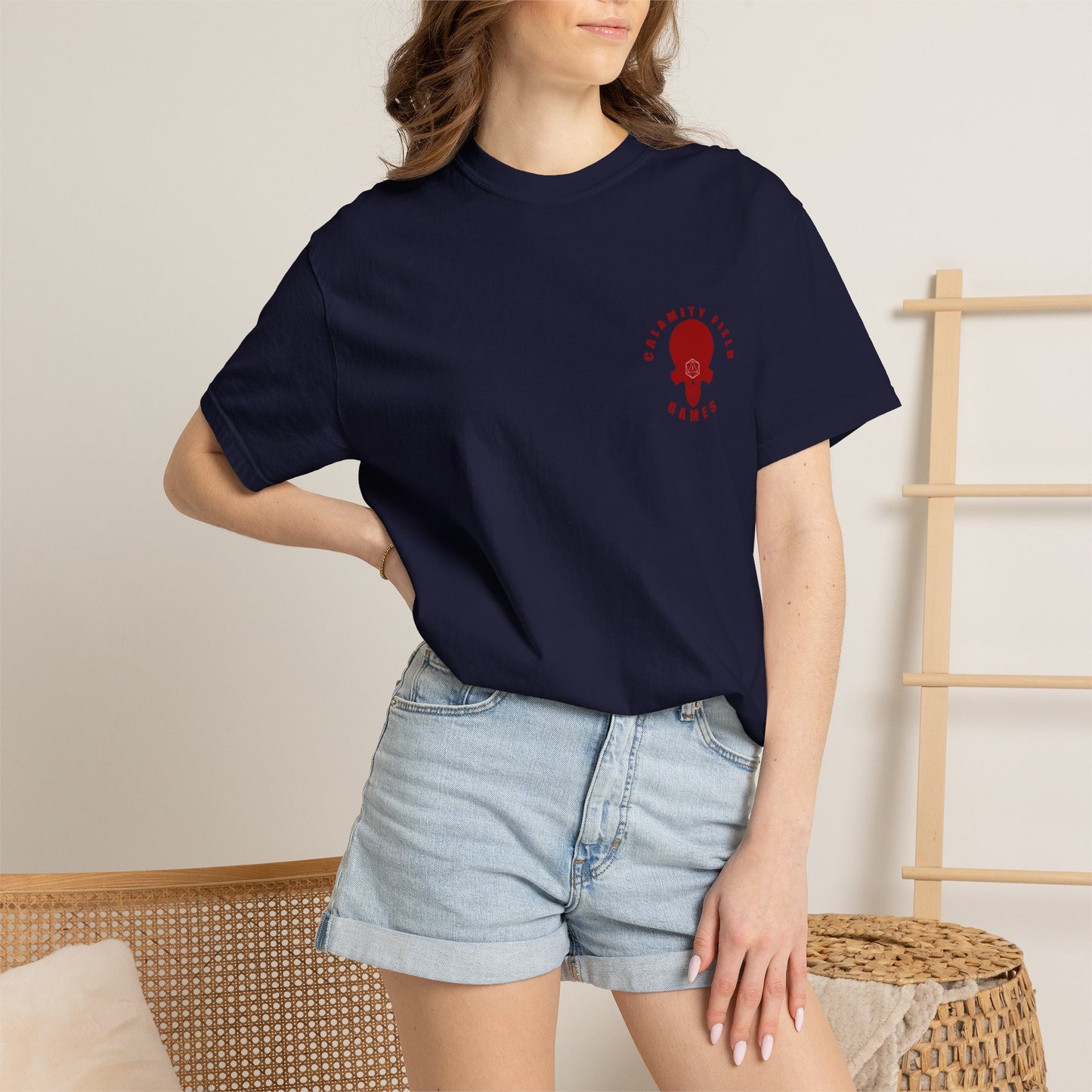 Armored Space Man Helmet Graphic T-Shirt