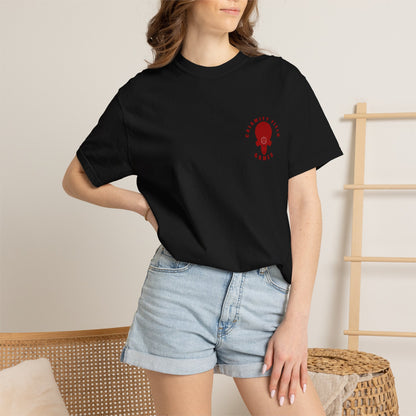 Armored Space Man Helmet Graphic T-Shirt
