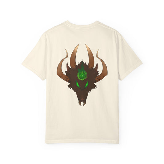 Mystic Horned Rodent T-Shirt — Green Gem Fantasy Graphic Tee