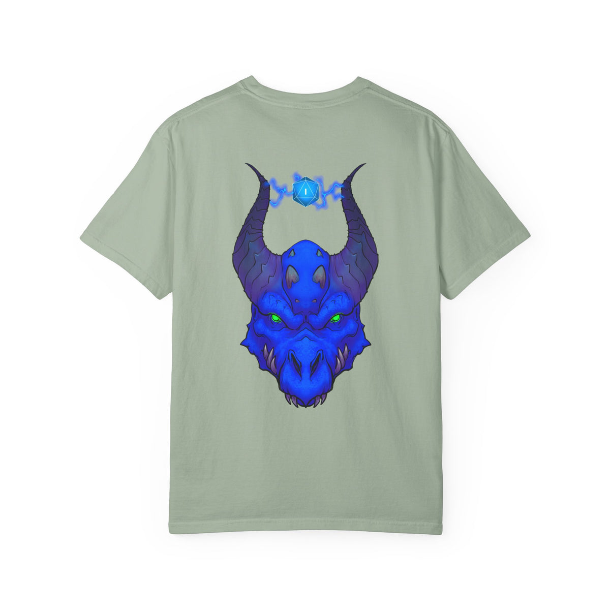 Blue Lightning Dragon T-shirt
