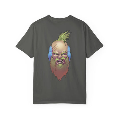 Wolf Space Man Head Graphic T-shirt