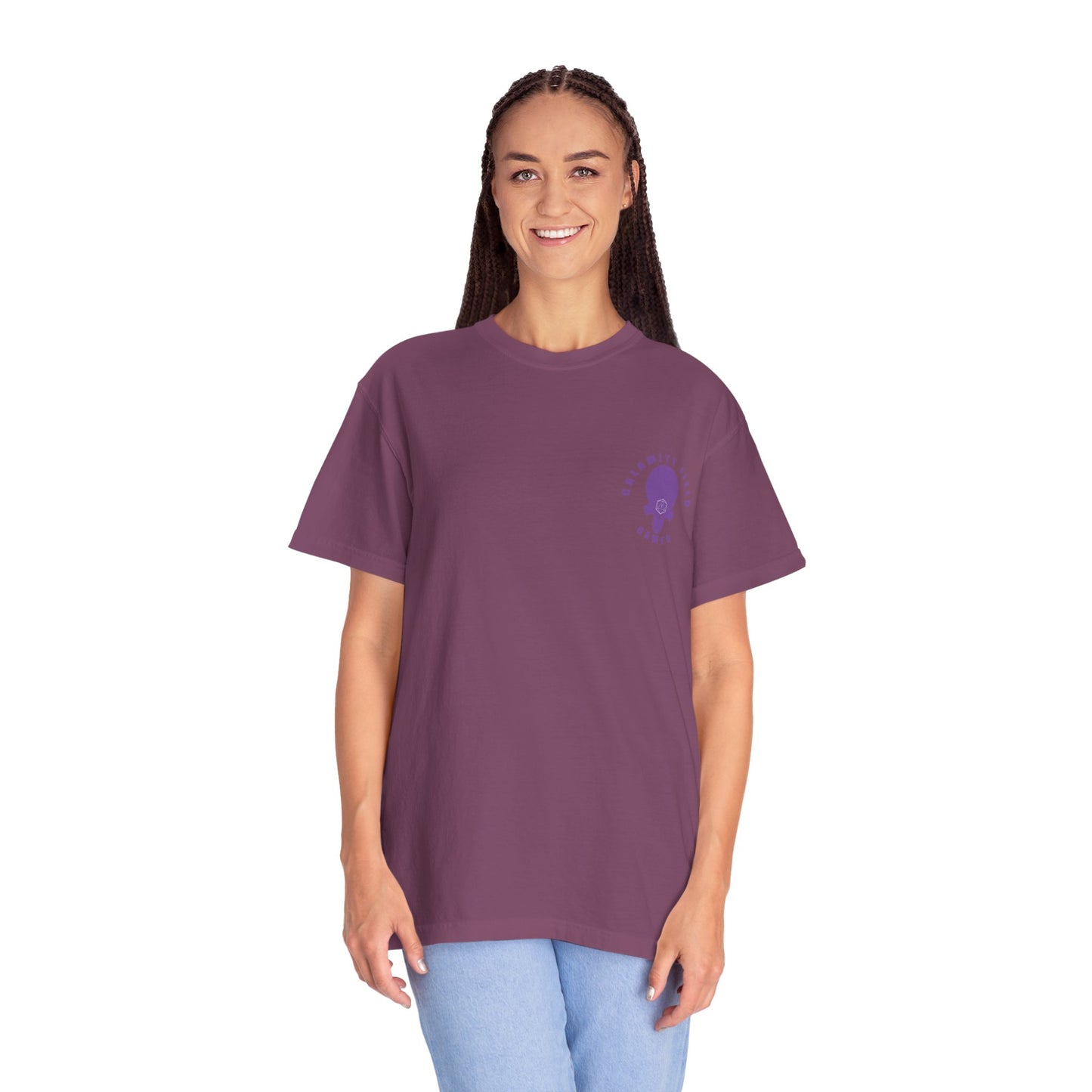 Purple Licky Alien Graphic Tee