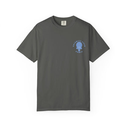 Wolf Space Man Head Graphic T-shirt