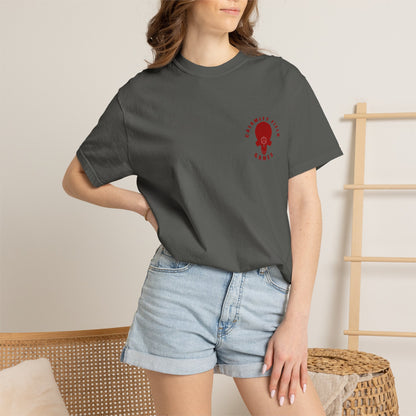 Armored Space Man Helmet Graphic T-Shirt