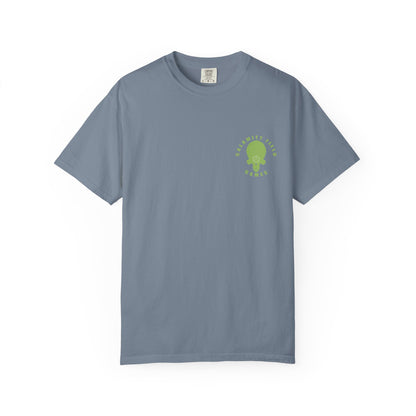 Diseased Fiend Skull T-Shirt — Green Skull Graphic Tee