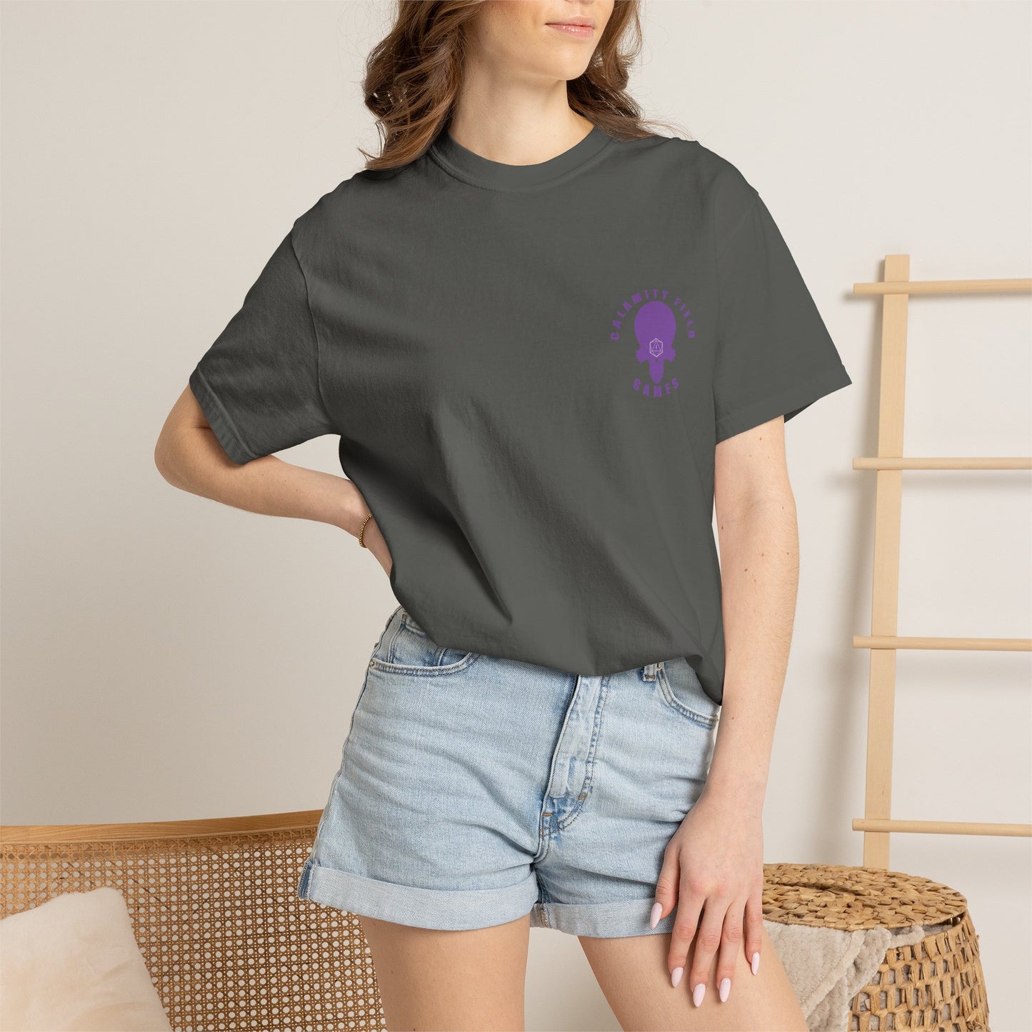 Purple Licky Alien Graphic Tee