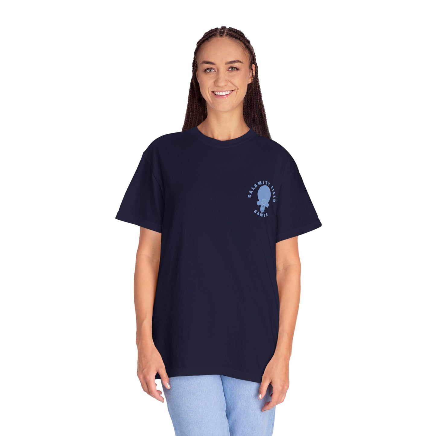 Wolf Space Man Head Graphic T-shirt