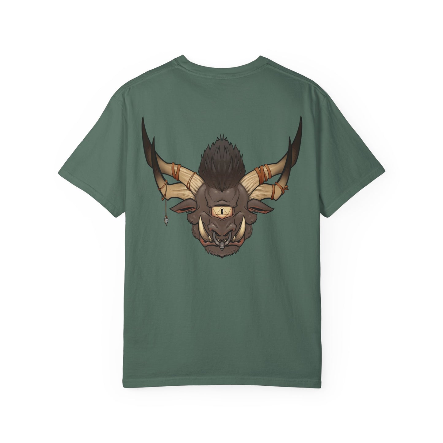 Cyclops Beast Graphic T-Shirt — Horned Beast Design
