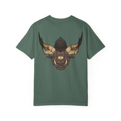 Cyclops Beast Graphic T-Shirt — Horned Beast Design
