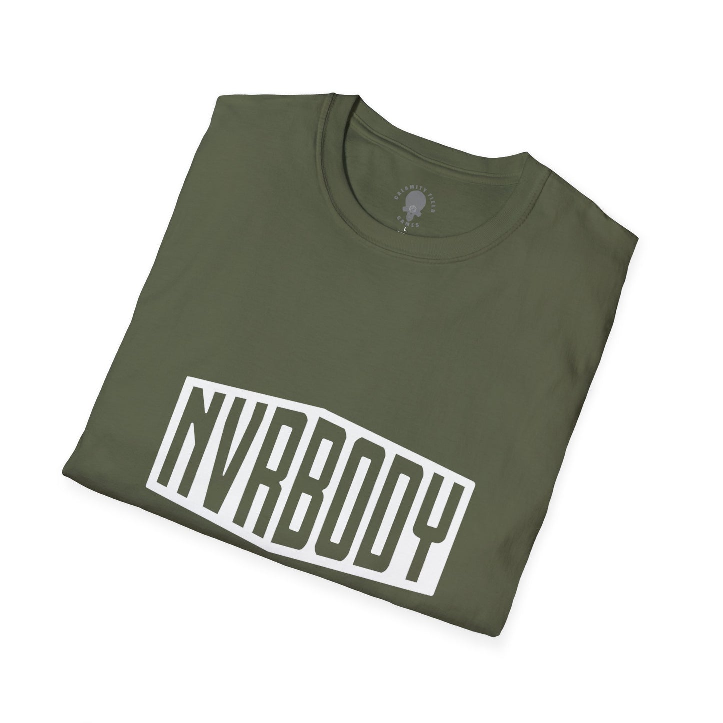 White NVRBODY Graphic T-shirt