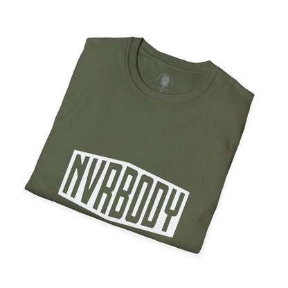 White NVRBODY Graphic T-shirt