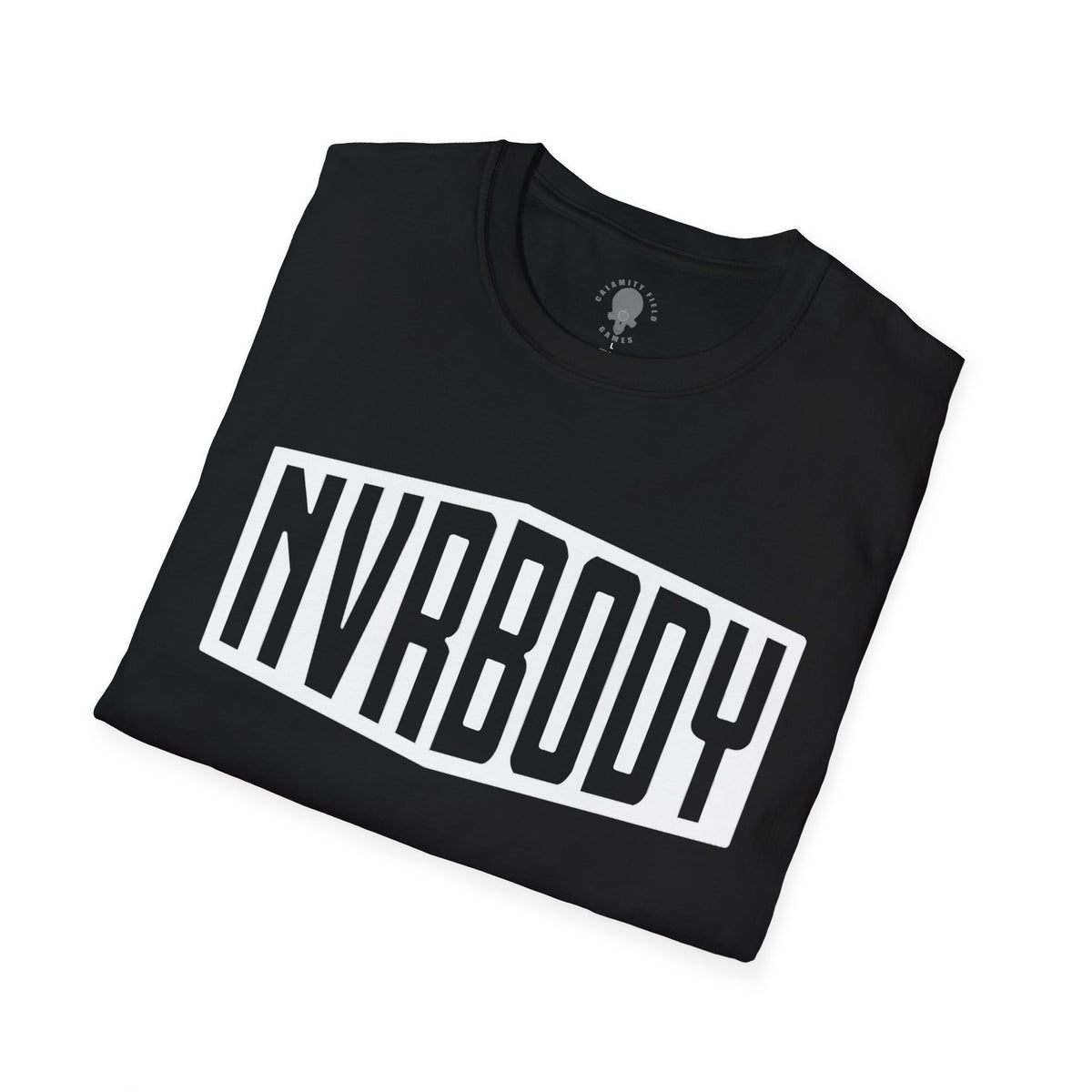 White NVRBODY Graphic T-shirt