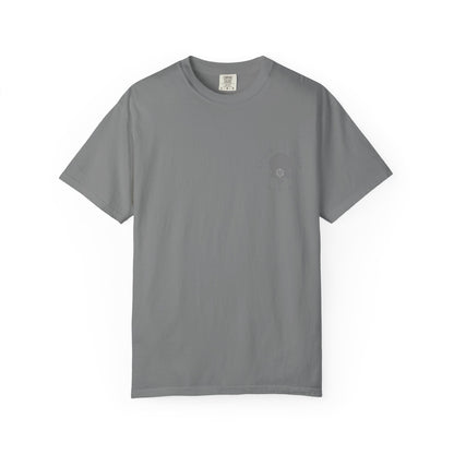 Fiery Eye Helmet T-Shirt — Fiery Back Graphic