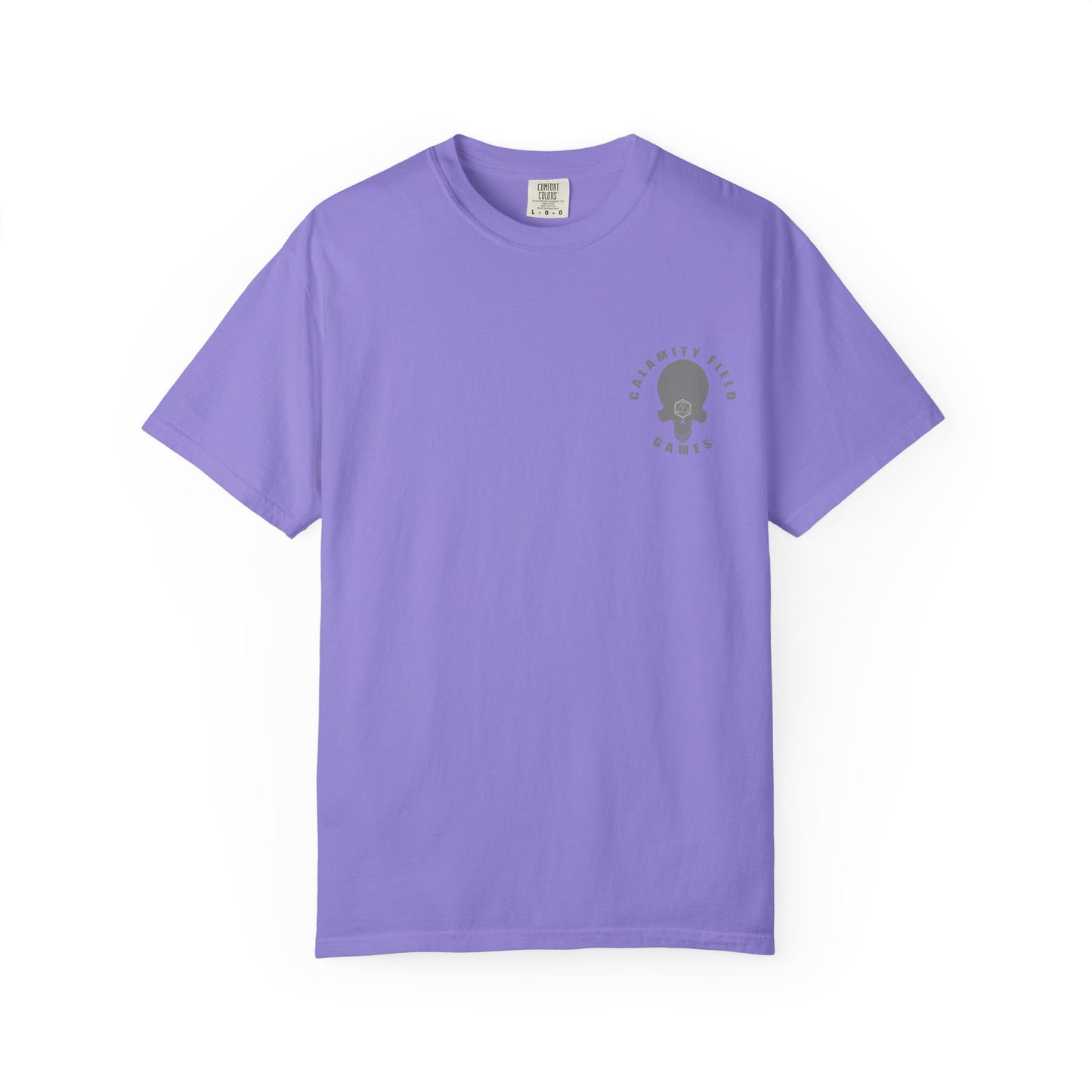 Purple Dragon Head Graphic T-Shirt