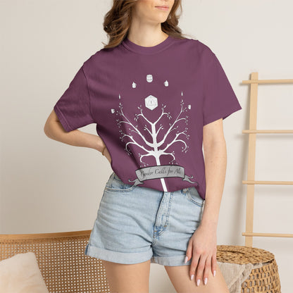 Gondor Calls for Ale White Tree Tee