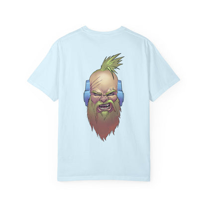 Wolf Space Man Head Graphic T-shirt