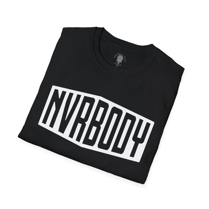 White NVRBODY Graphic T-shirt